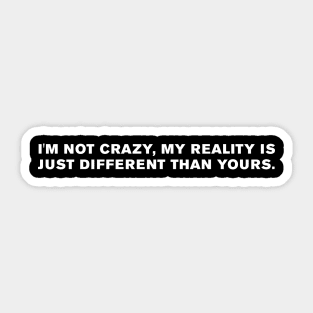 Alice In Wonderland Quote Sticker